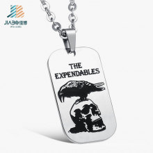 Wholesale Cheap Custom Logo Metal Military Dog Tag From China